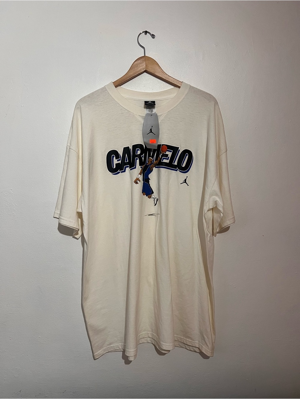 Vintage Nike Air Jordan Carmelo Anthony Knicks Rare Y2K 90s Shirt AOP 2004 XXL